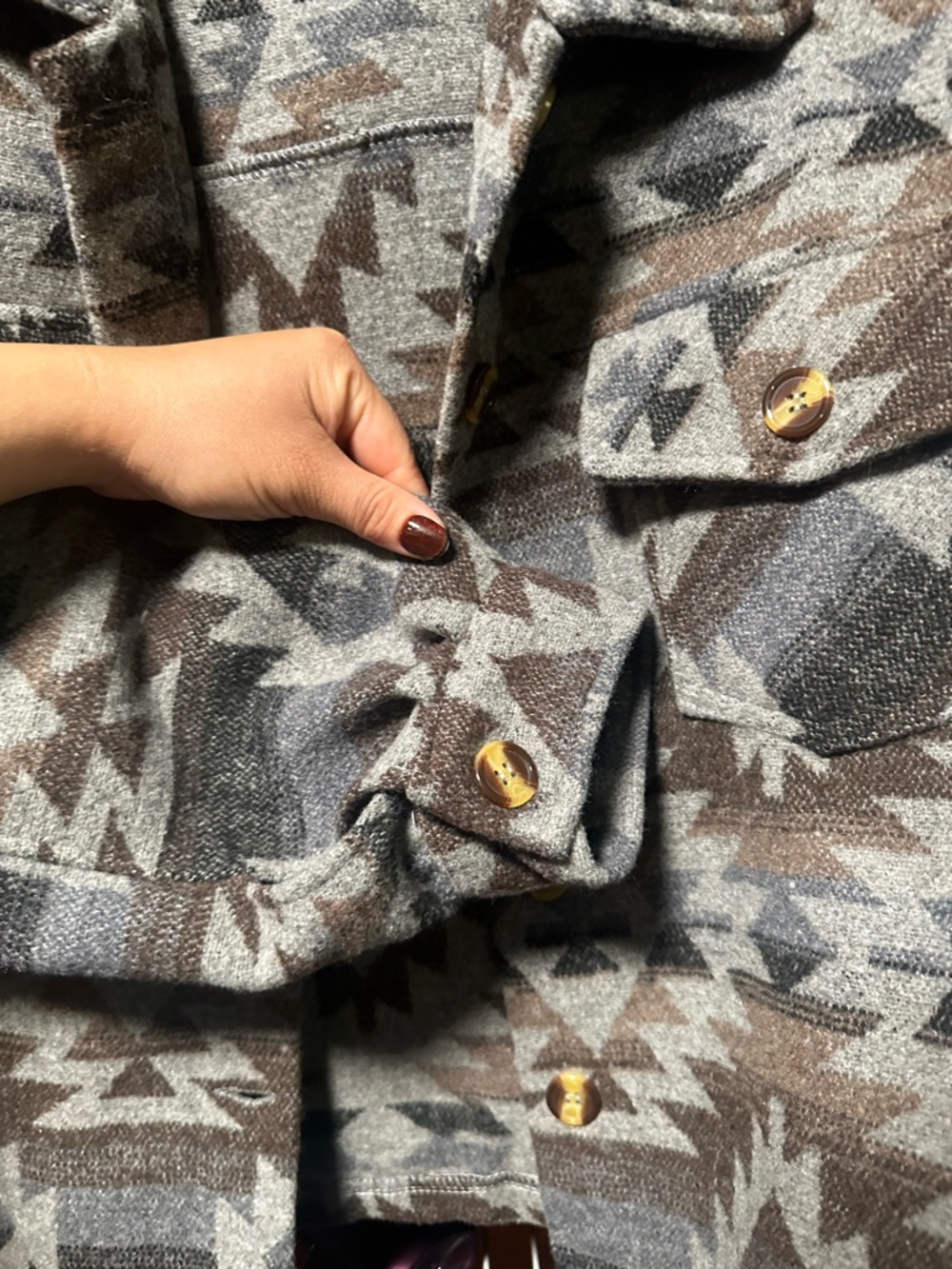 Simply Southern Aztec jacket - Picture 7 of 8